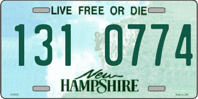 NH license plate 1310774