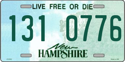 NH license plate 1310776