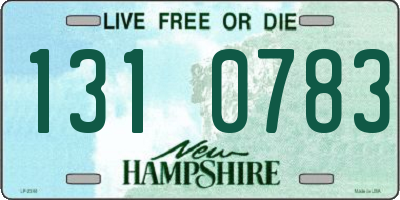 NH license plate 1310783
