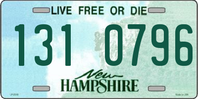 NH license plate 1310796