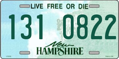 NH license plate 1310822