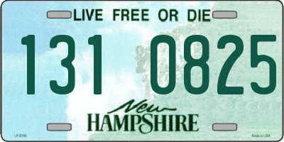 NH license plate 1310825