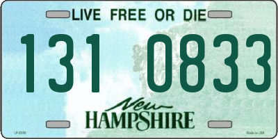 NH license plate 1310833