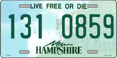 NH license plate 1310859