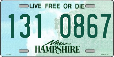 NH license plate 1310867