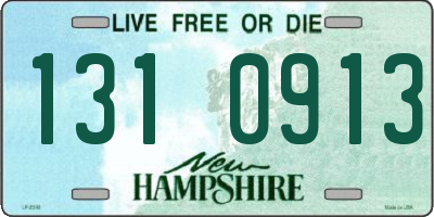 NH license plate 1310913