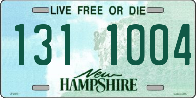 NH license plate 1311004