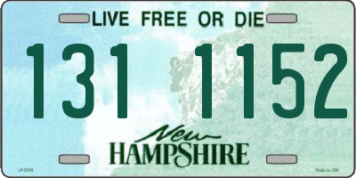 NH license plate 1311152