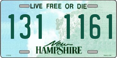 NH license plate 1311161