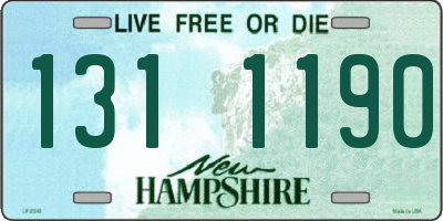 NH license plate 1311190