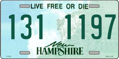 NH license plate 1311197