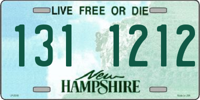 NH license plate 1311212