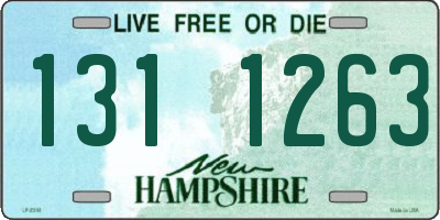 NH license plate 1311263