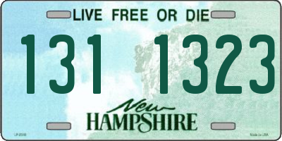 NH license plate 1311323
