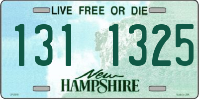 NH license plate 1311325