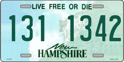 NH license plate 1311342