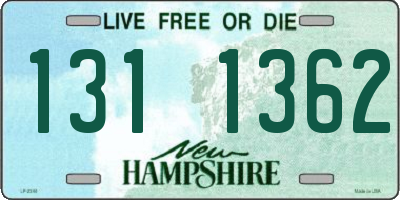 NH license plate 1311362
