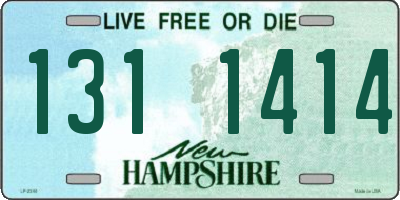 NH license plate 1311414