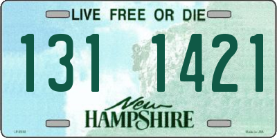 NH license plate 1311421