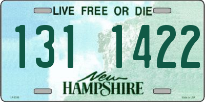 NH license plate 1311422
