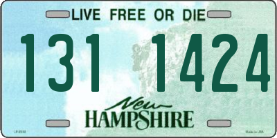 NH license plate 1311424
