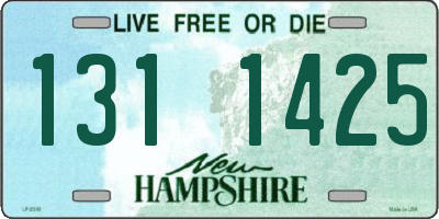 NH license plate 1311425