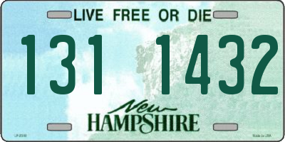 NH license plate 1311432
