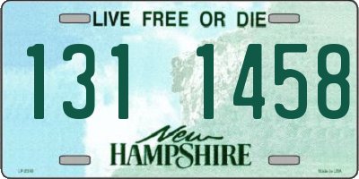 NH license plate 1311458