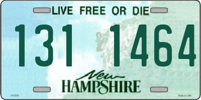 NH license plate 1311464