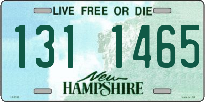 NH license plate 1311465