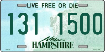 NH license plate 1311500