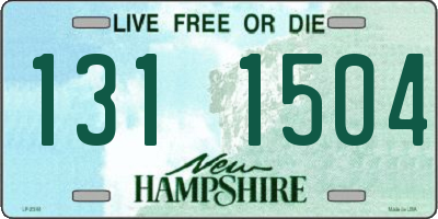 NH license plate 1311504