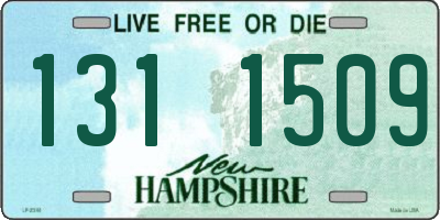 NH license plate 1311509