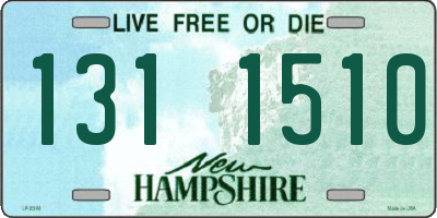 NH license plate 1311510