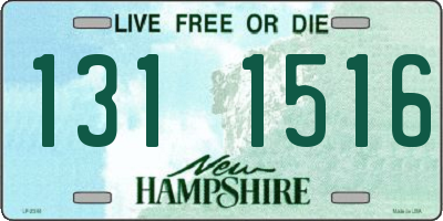 NH license plate 1311516