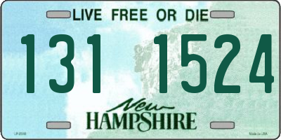 NH license plate 1311524