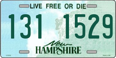 NH license plate 1311529