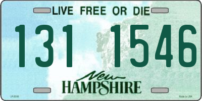 NH license plate 1311546