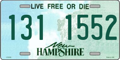 NH license plate 1311552