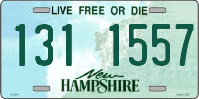 NH license plate 1311557