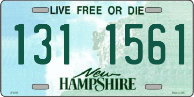 NH license plate 1311561