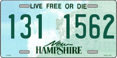 NH license plate 1311562