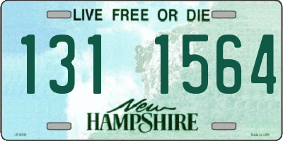 NH license plate 1311564