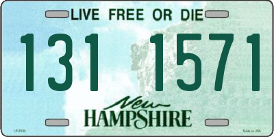 NH license plate 1311571