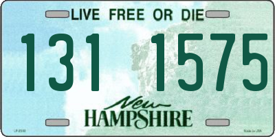 NH license plate 1311575