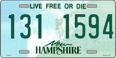 NH license plate 1311594