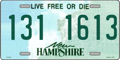 NH license plate 1311613
