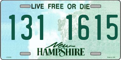 NH license plate 1311615
