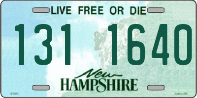 NH license plate 1311640