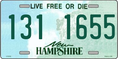 NH license plate 1311655